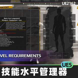 Hyper Skill Level Manager v 2超级技能水平管理器5.1虚幻UE5蓝