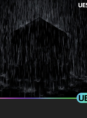 GOOD FX Rain雨UE4虚幻引擎视觉效果降雨效果排水系统模拟环境