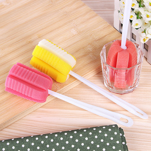 家用杯刷厨房刷子加长海绵刷长柄杯子清洁刷保温杯洗杯刷厂价特卖
