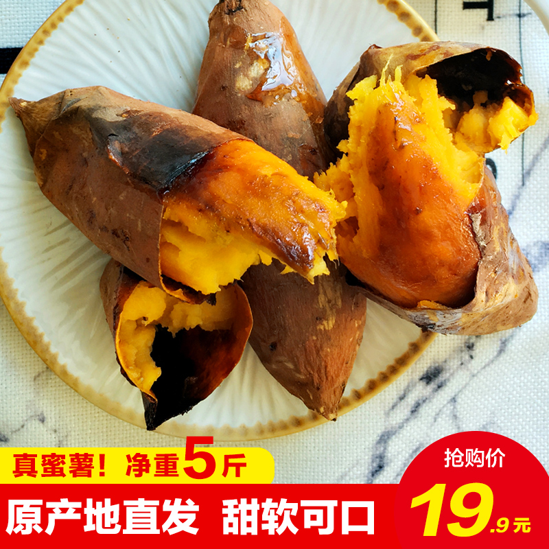 山东沙地烟薯25蜜薯糖心甜新鲜番薯热销16件限时2件3折