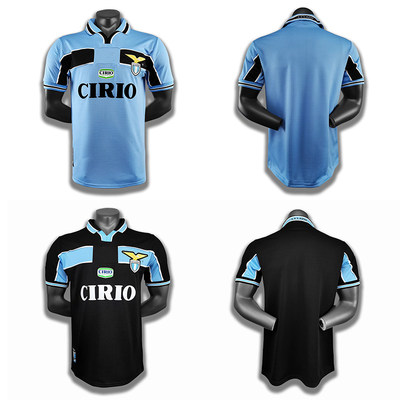 拉齐奥主客复古足球服衣98-99 Lazio vintage retro shirt jersey