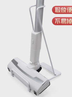 吸尘器支架免打孔落地置物架节省空间铁艺收纳架拖把收纳架简约