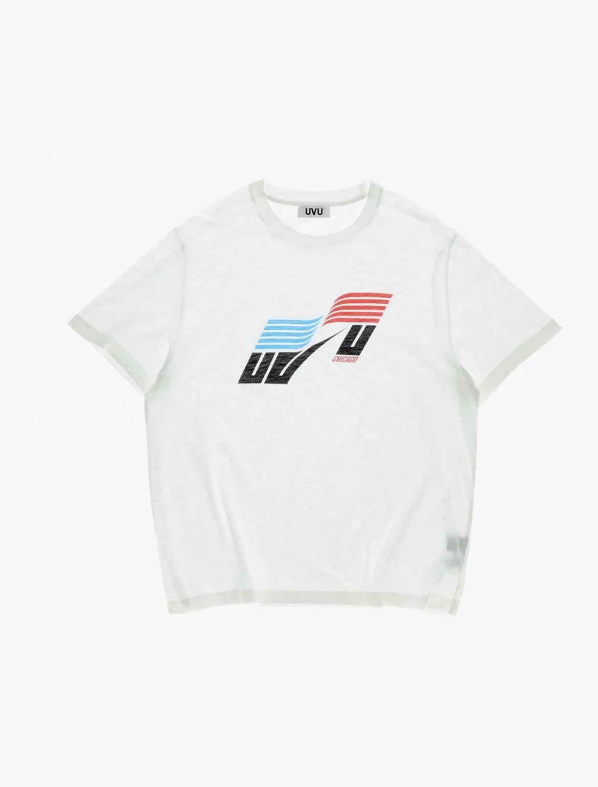 thumbnail for In stock UVU Los Angeles limited edition phantom print basic crew neck minimalist sports running tank top short-sleeve T-shirt for men and women