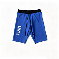 UVU Running Running Fitness Cycling Elite Sports compression shorts with inner lining are elastic and can hold mobile phones thumbnail 5