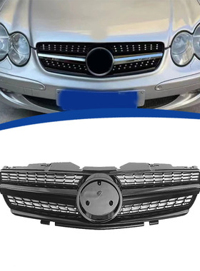 适用2007-2009款SL级 R230 改装款满天星中网 原车替换