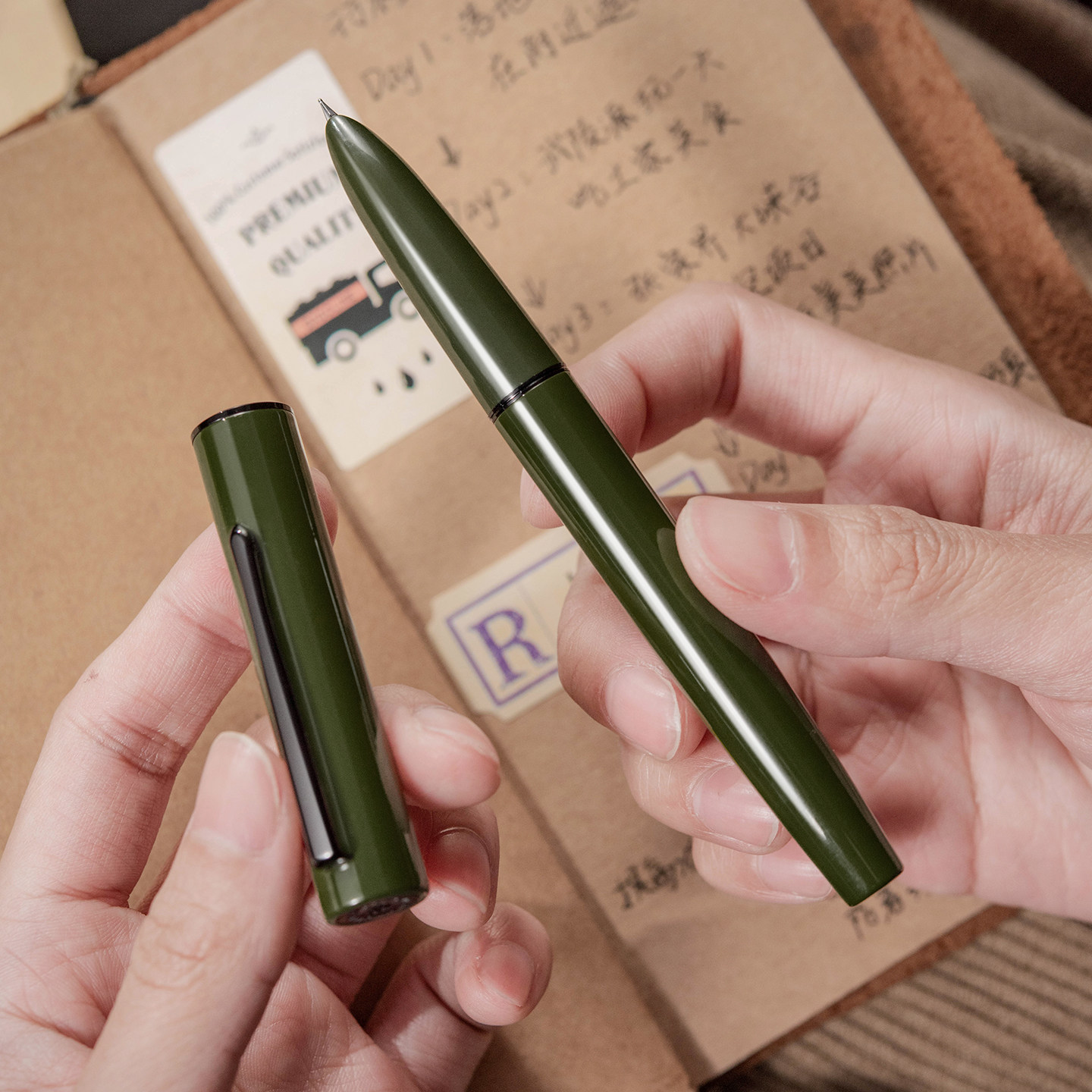 弘典钢笔男士高档学生用包尖练字书法笔弯头美工女士高档精致暗尖