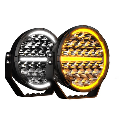 超亮银色灰色杯选项300W1500M 16000LM卡车OfrroaLed 9英寸行车灯