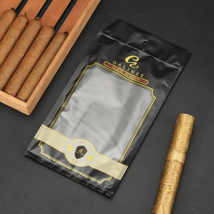 雪茄保湿袋户外随身便携加湿袋透明密封雪茄袋保湿专用雪茄配件