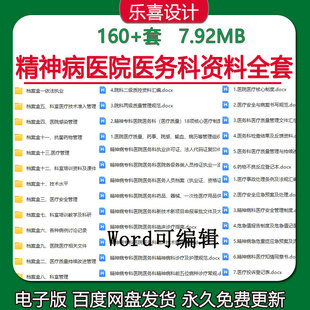 精神医院医务科管理资料科室医疗质量安全持续改进各病例讨论记录