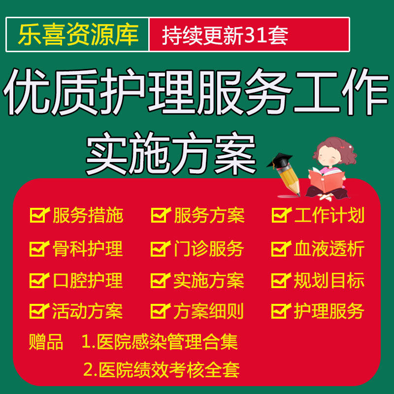 科室门诊优质护理服务工作方案及总结计划服务规划目标及实施方案