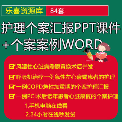 医院护理部个案案例word护理ppt课件护理计划护理问题及措施模板