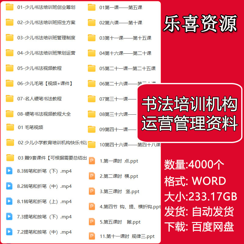 书法培训机构运营管理校区少儿书法招生方案咨询话术教案表格模板