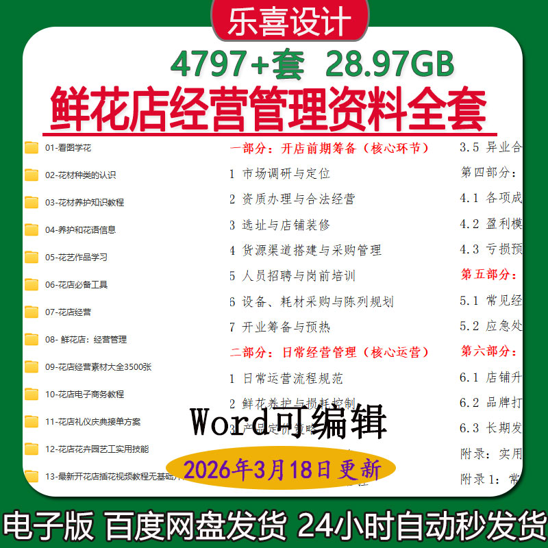 鲜花店经营订单库存管理客户服务应急处理方案及节日营销活动方案
