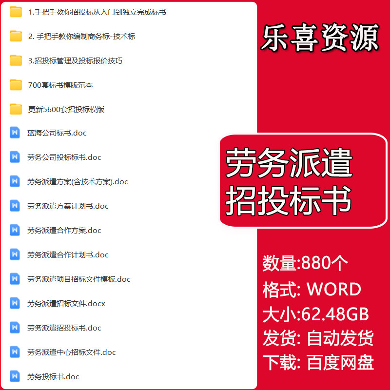 劳务派遣招投标书文件服务实施技术方案计划书分包人力资源范本