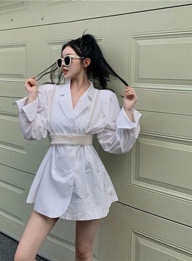 新款珍珠小吊带背心腰带女