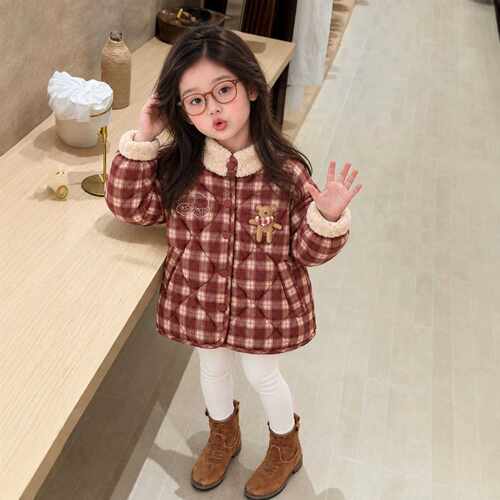 女童棉服冬季2026新款儿童洋气