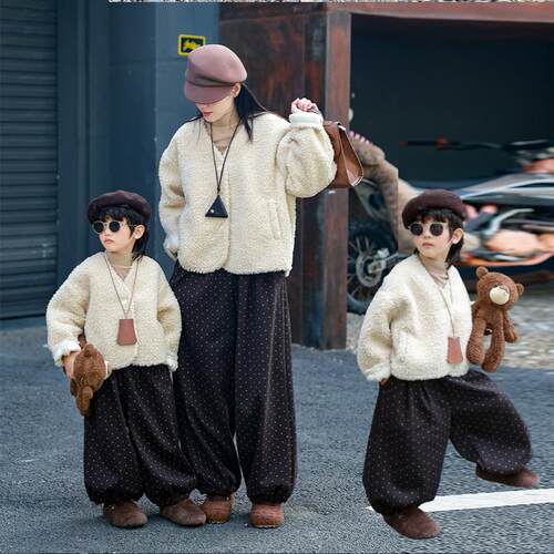 亲子装2025冬季新款母子