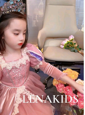 2022新款洋气重工美人鱼公主连衣裙仙女洋气蓬蓬裙蛋糕裙礼服裙