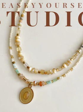 夏苒XIARAN「沙漠」原创设计气质时尚小众项链