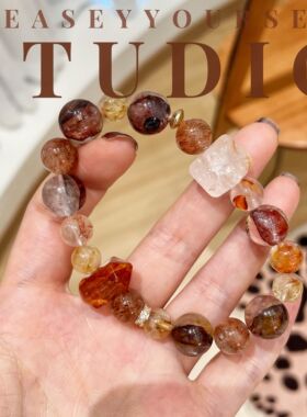 「琥珀浓」夏苒原创设计时尚春夏多色糖果色设计感手串