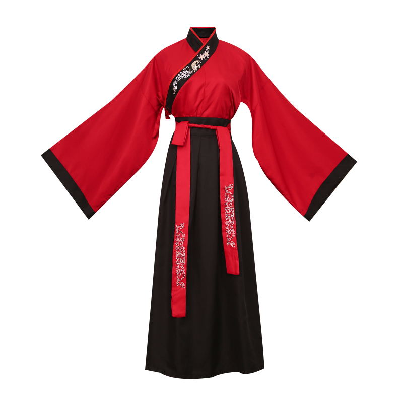 畢業(yè)照改良古裝漢服女中國(guó)風(fēng)交領(lǐng)古風(fēng)男武俠服學(xué)生情侶裝班服套裝