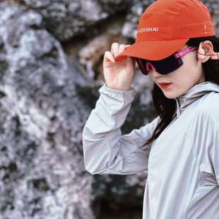 ZK全顶帽Runing跑步越野马拉松透气防紫外线速干帽子