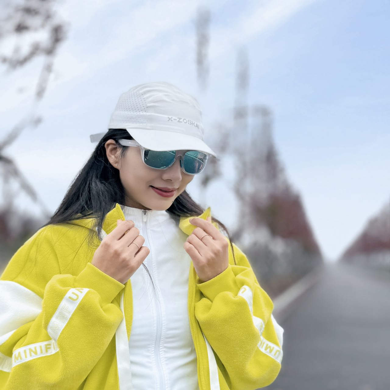 ZK全顶帽Runing跑步越野马拉松透气防紫外线速干帽子