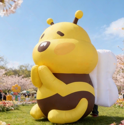 充气卡通大型创意蜜蜂气模美陈