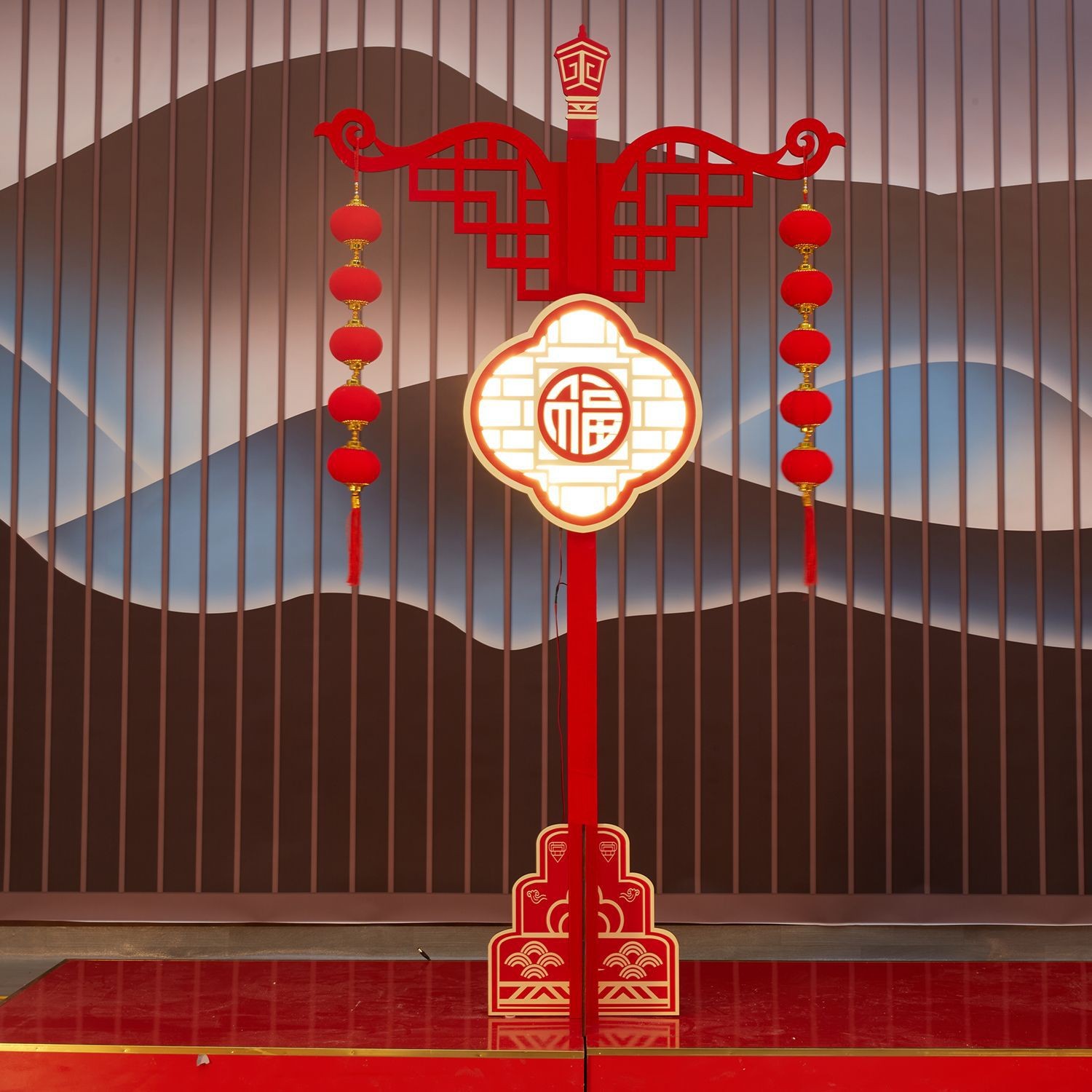 2026马年发光装饰品堆头美陈摆件