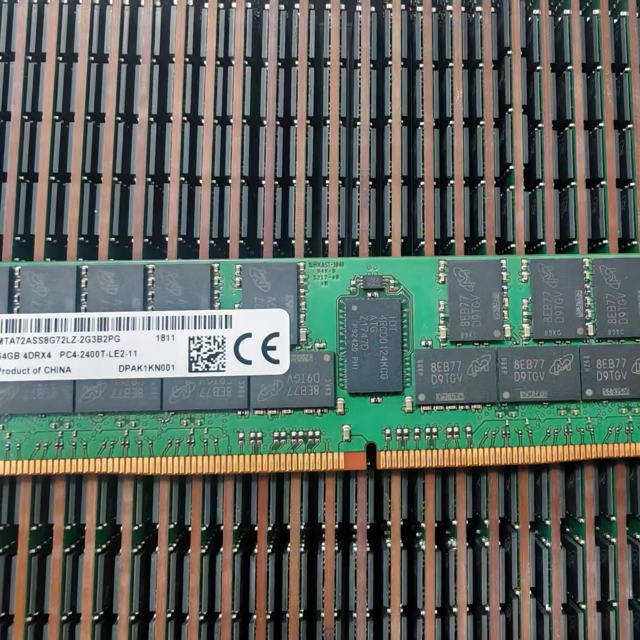 原装 镁光 64G 4DR*4 PC4-2400T DDR4 REG ECC 服务器内存条现货