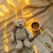 可爱萌系丝巾小熊毛绒玩具公仔安抚娃娃玩偶抱睡布偶生日礼物摆件