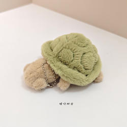 可爱治愈小乌龟玩偶毛绒玩具绿毛龟书包挂件公仔钥匙扣女生布娃娃