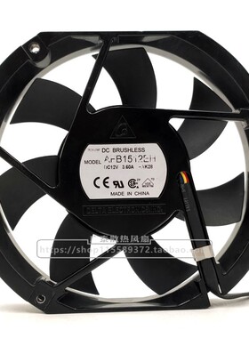 台达 AFB1512EH HH 12V 3.60A变频器散热风扇17225金属大风量风机