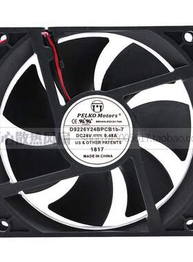 原装PELKO MOTORS D9226Y24BPCP1b-7 24V 0.48A大风量变频器风扇