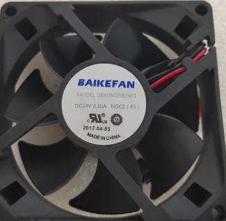 BAIKE MODEL DBA08025B24S1 DC24V 0.30A NGC2(45) 散热风扇 风机