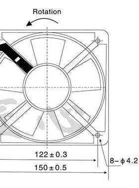 台达 AFC1528DG  DC 28V 1.50A 150x150x50mm 15厘米直流散热风扇