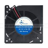 Xinyujie 12CM厘米大风量离心涡轮鼓风机 0.75A XYJ12B12032M 12V