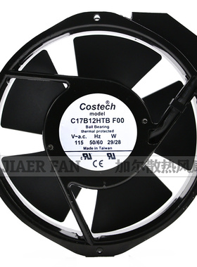 全新 COSTECH C17B12HTB F00 C17B23HTB F00 17cm 散热风扇