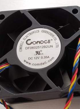 COMDALL DF0602512B2UN DC 12V 0.35A 60x60x25mm 机箱pwm风扇