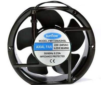 全新sunflow FM17250A2HSL/HBL 0.23A机柜220V散热12038风扇15050