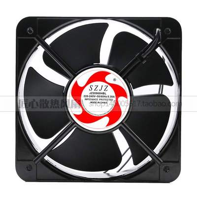 SZJZ建准工业风机 JZ20060HBL 200*200*60mm散热风扇 220V