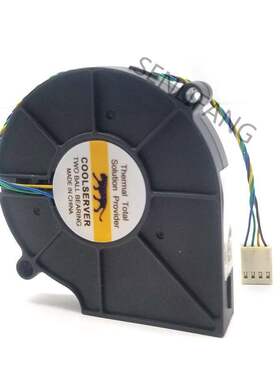 原装台湾EVERFLOW BB7515BU 12V 0.80A双滚珠涡轮风扇 鼓风机