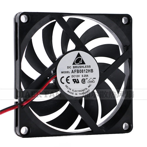台达 8010 12v 5V 24V 8cm/厘米 直流静音机箱电源风扇80*80*10MM