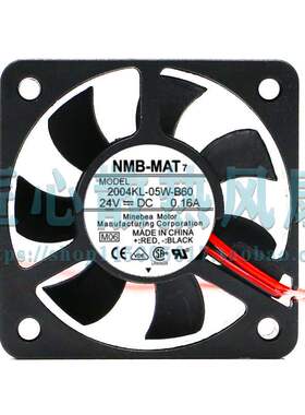 原装正品日本NMB美培亚风扇 2004KL-05W-B60 5010 24V 0.16A风扇