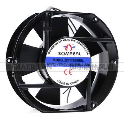 全新SOMREAL 220V/380V XY17250HBL/HSL 0.23A/0.15A烤箱散热风扇