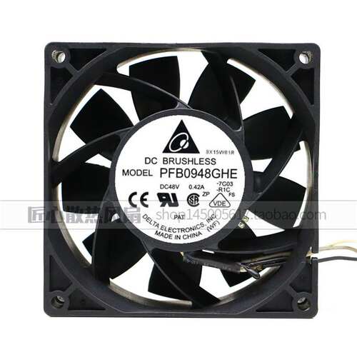 台达DELTA PFB0948GHE 48V 0.42A 9038 9CM 变频器风扇 散热风机