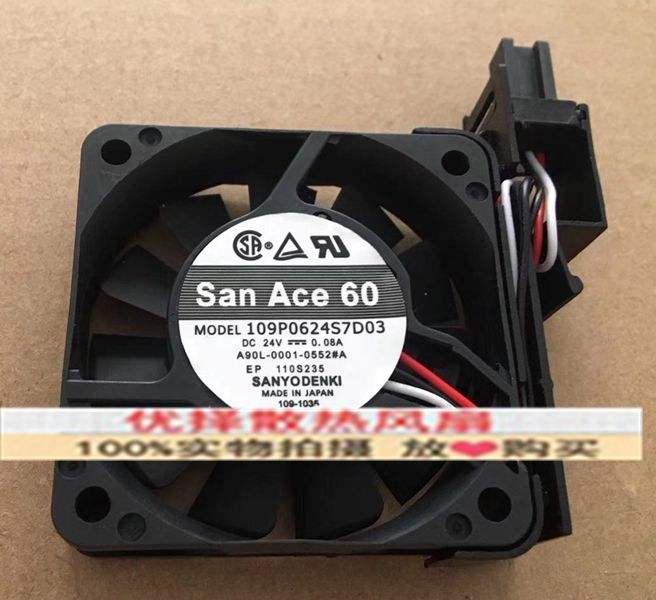 SanAce60数控风扇109P0624S7D03/D01 24V 0.08A A90L-0001-0552#A - 实物图
