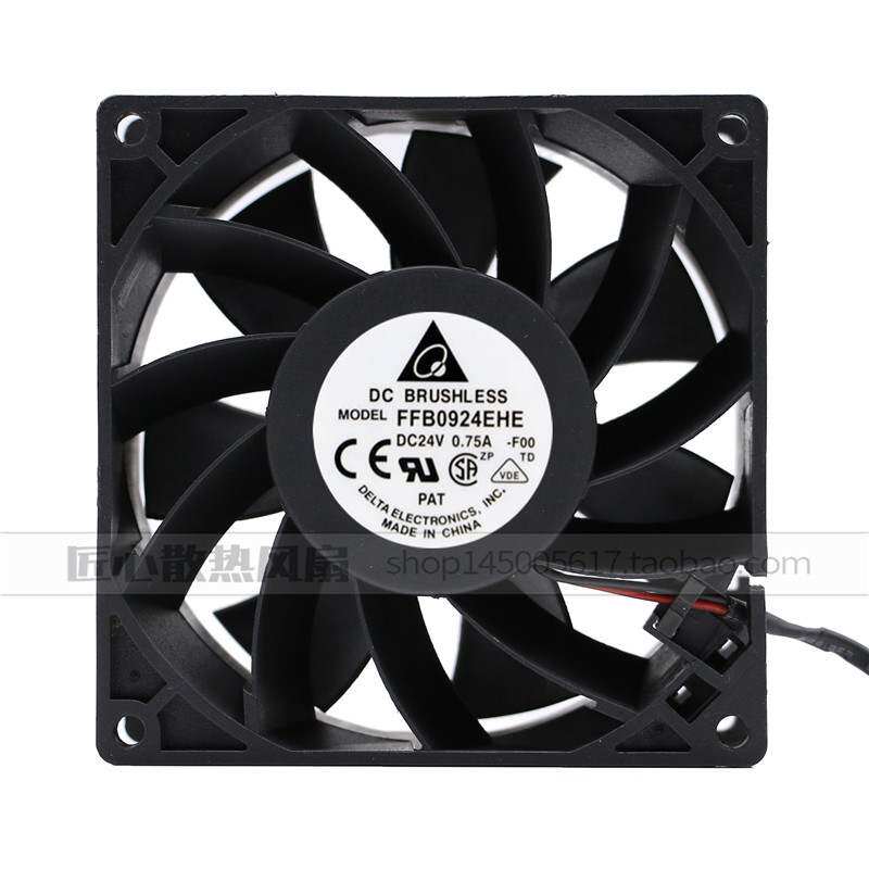 原装 台达 FFB0924EHE 24V 0.75A 9038 9CM ABB 变频器 散热风扇