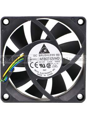 原装台达 AFB0712VHD 7020 12V 0.4A三线测速CPUusb设备机箱风扇