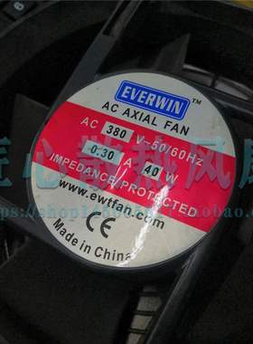 全新EVERWIN AC 380V 0.3A 40W 17251 17CM 轴流风机散热风扇